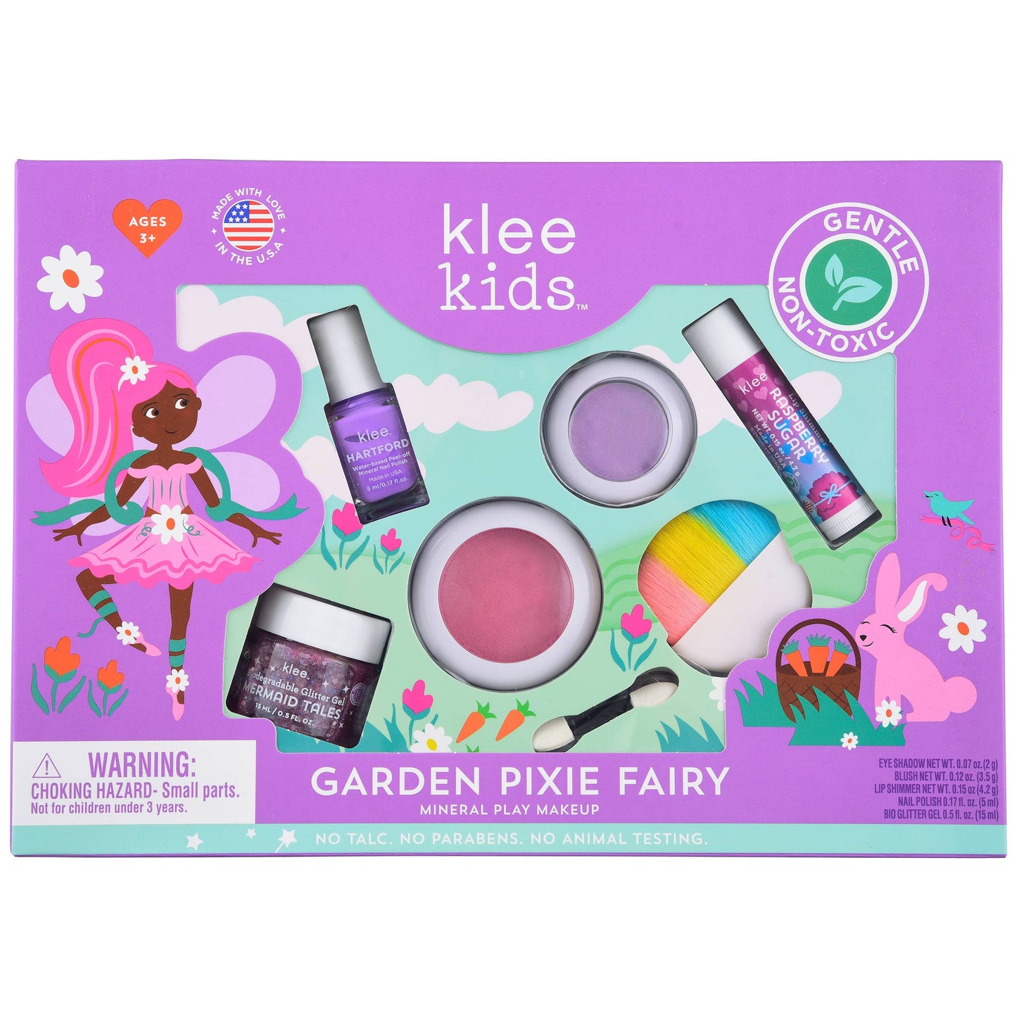 Klee Naturals - Pink Ballet Fairy - Klee Kids Deluxe Play Makeup Kit: Pink Ballet Fairy