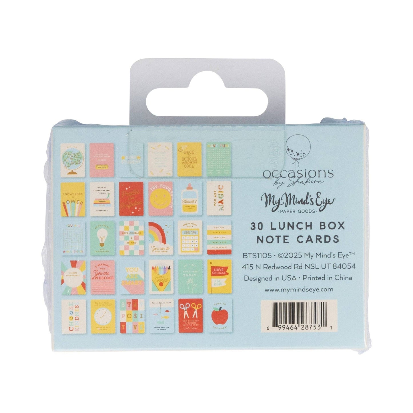 My Mind’s Eye - Occasions Lunch Box Cards