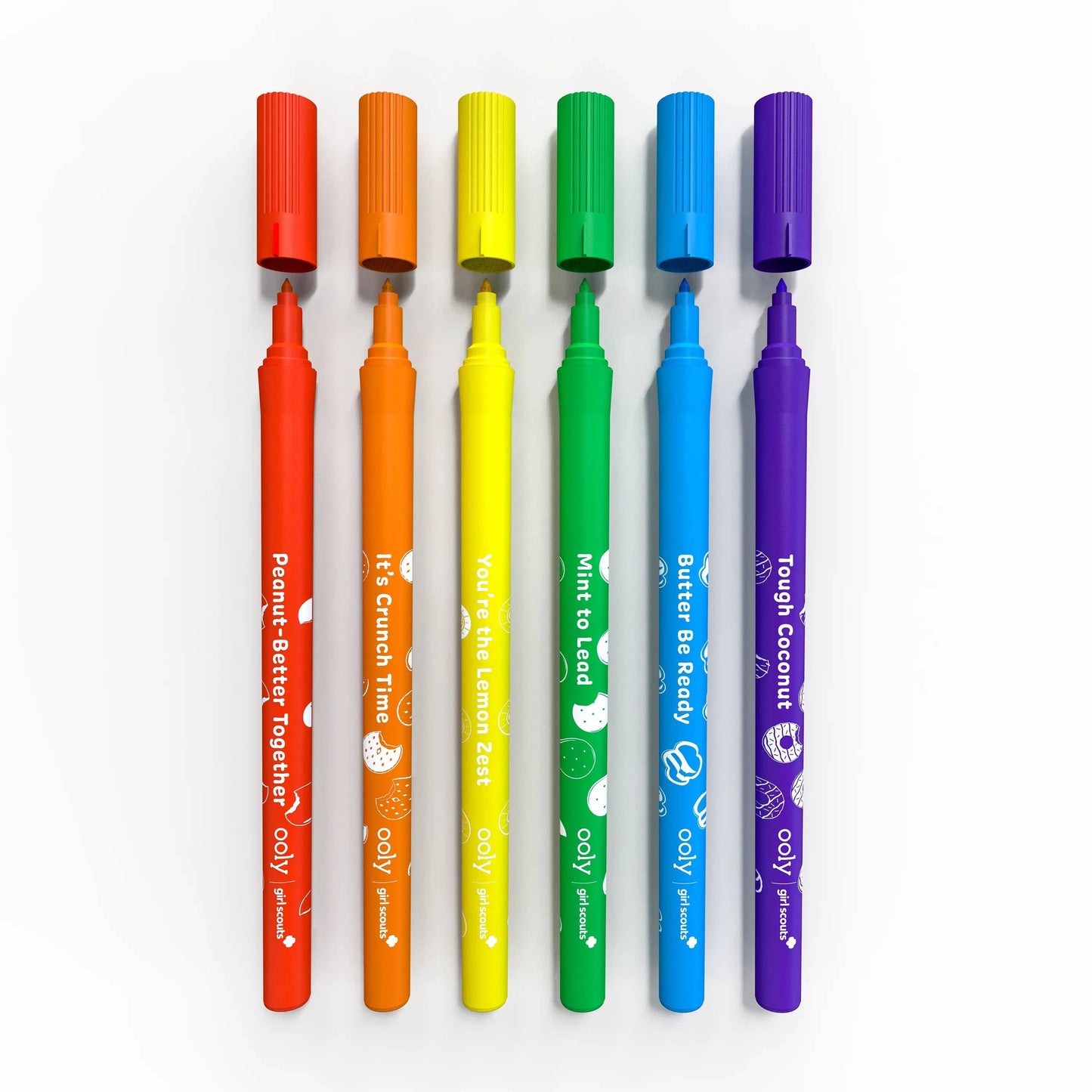 OOLY - OOLY x Girl Scouts: Cookie Scented Markers (Set of 6)