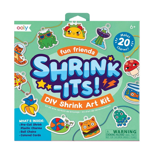 OOLY - Shrink-Its! D.I.Y. Shrink Art Kit - Fun Friends
