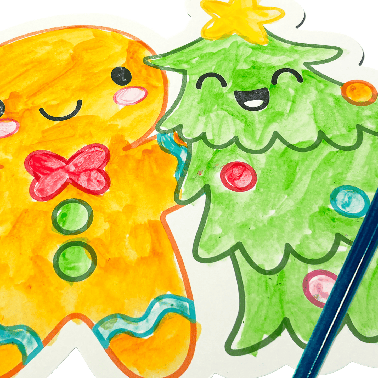 OOLY - Playful Painters Easy Watercolor Painting Kit - Merry & Bright
