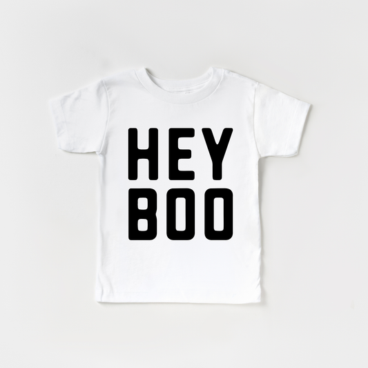 Benny & Ray Apparel - Hey Boo Halloween Shirt: White