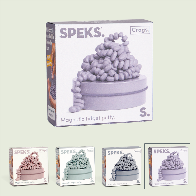 Speks - Mini Neutral Crags Magnetic Fidget Putty
