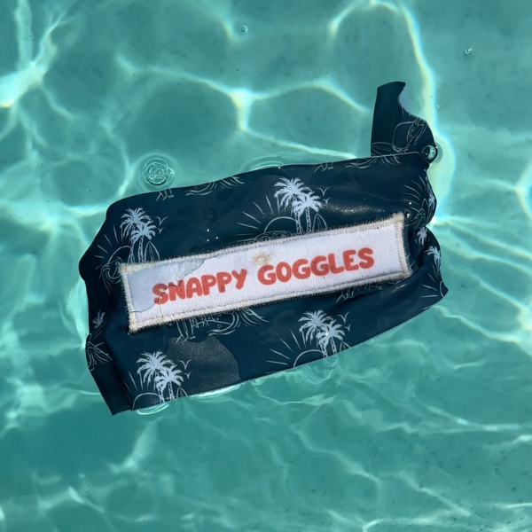 Snappy Goggles - Coastal Collection – Kids Swim Goggles, Floatable (Ages 3+): Euro Summer