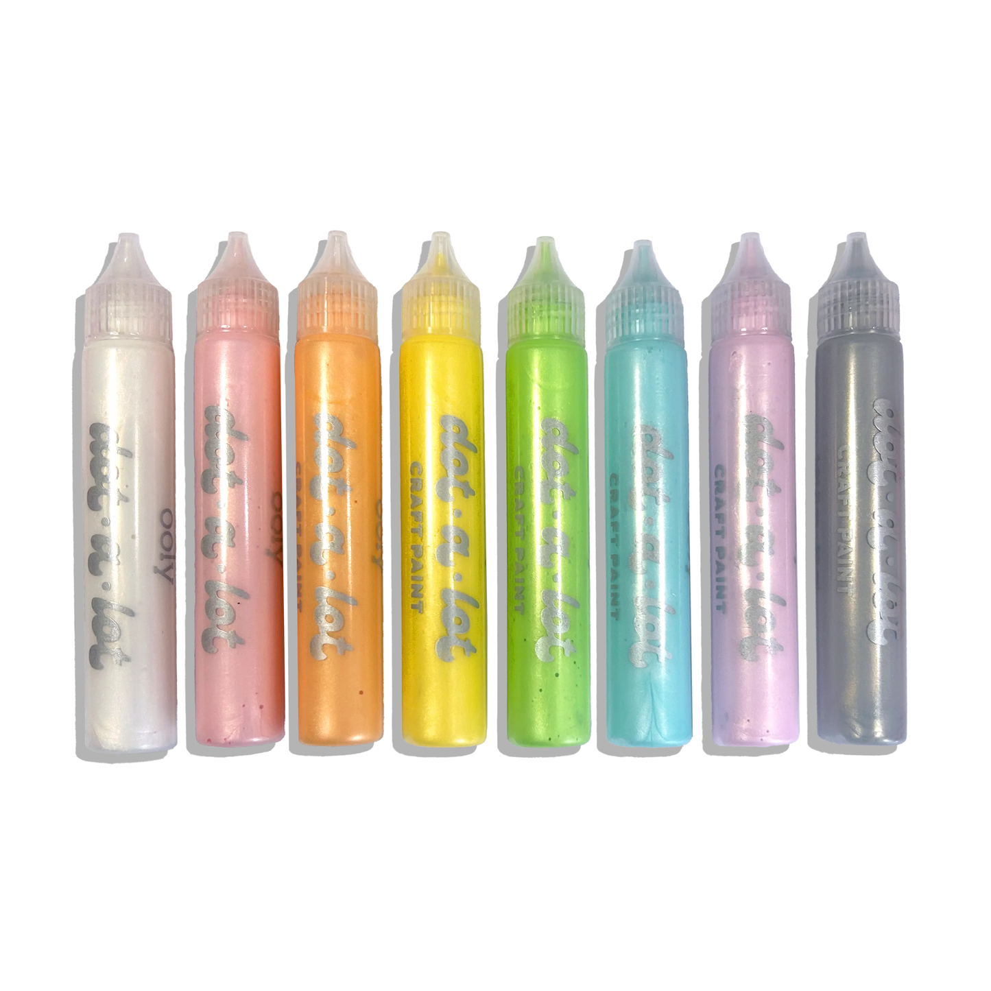 OOLY - Dot-A-Lot: Dimensional Craft Paint - Pearlescent (Set of 8)