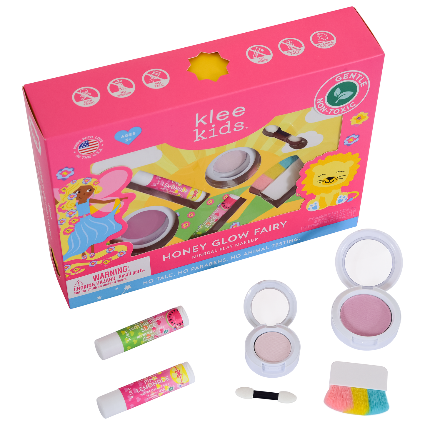 Klee Naturals - NEW!! Honey Glow Fairy - Klee Kids Play Makeup 4-PC Kit: Honey Glow Fairy