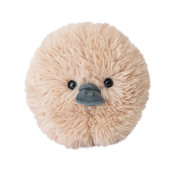 Beverly Hills Teddy Bear Company - Soft Fluff Ball Platypus Plushie