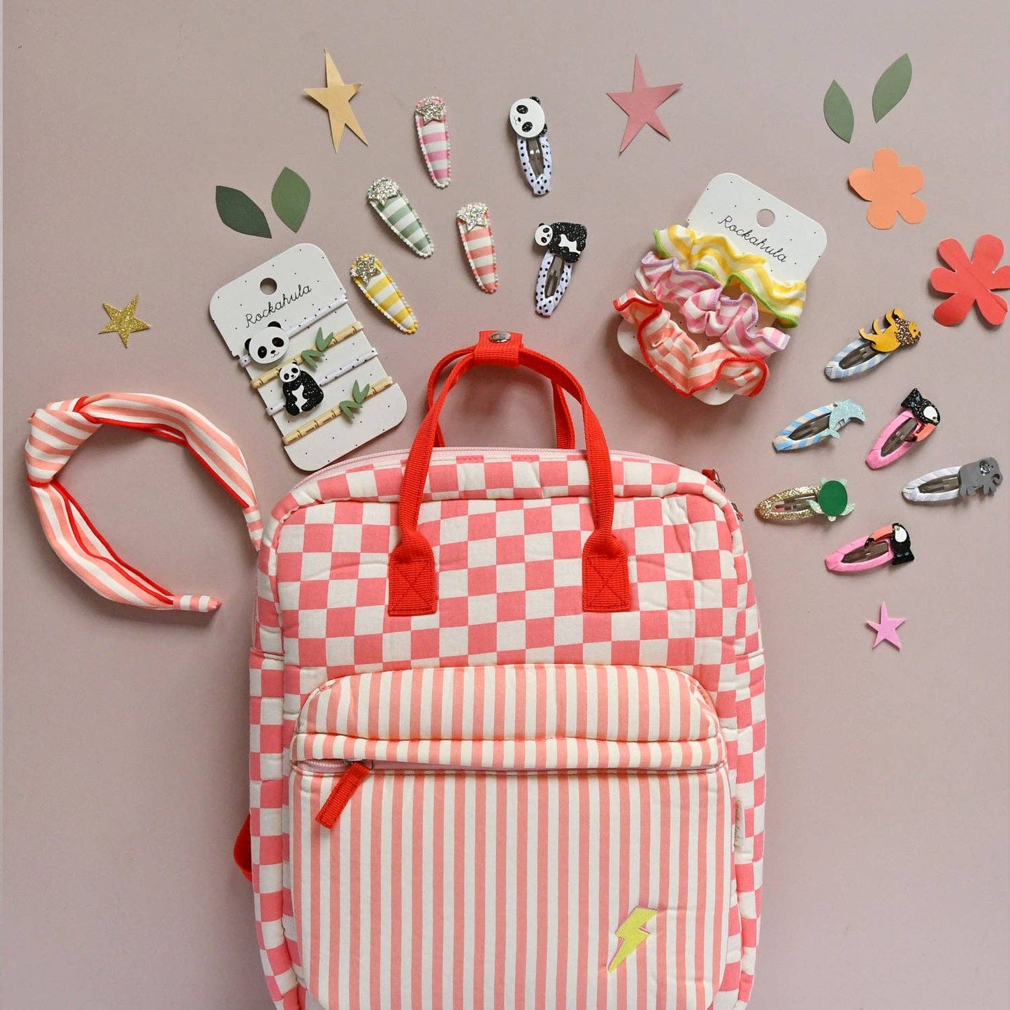 Rockahula Kids US - Stripy Star Fabric Clip Set
