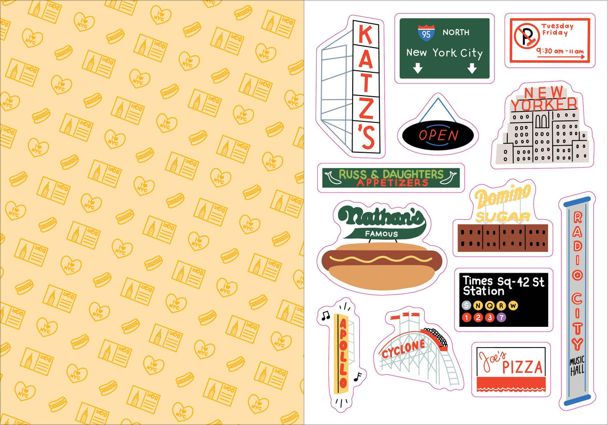 Hachette Book Group - I Love New York City Sticker Book: Trade Paperback