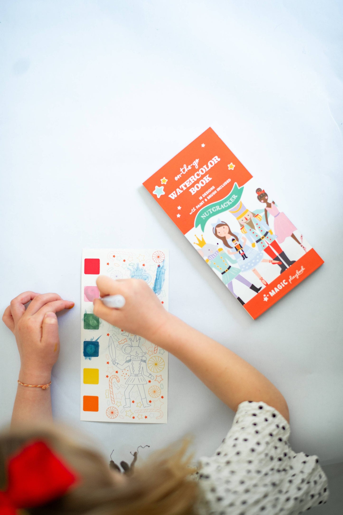 MagicPlaybook - Nutcracker Pocket Watercolor Book - Portable Art Set