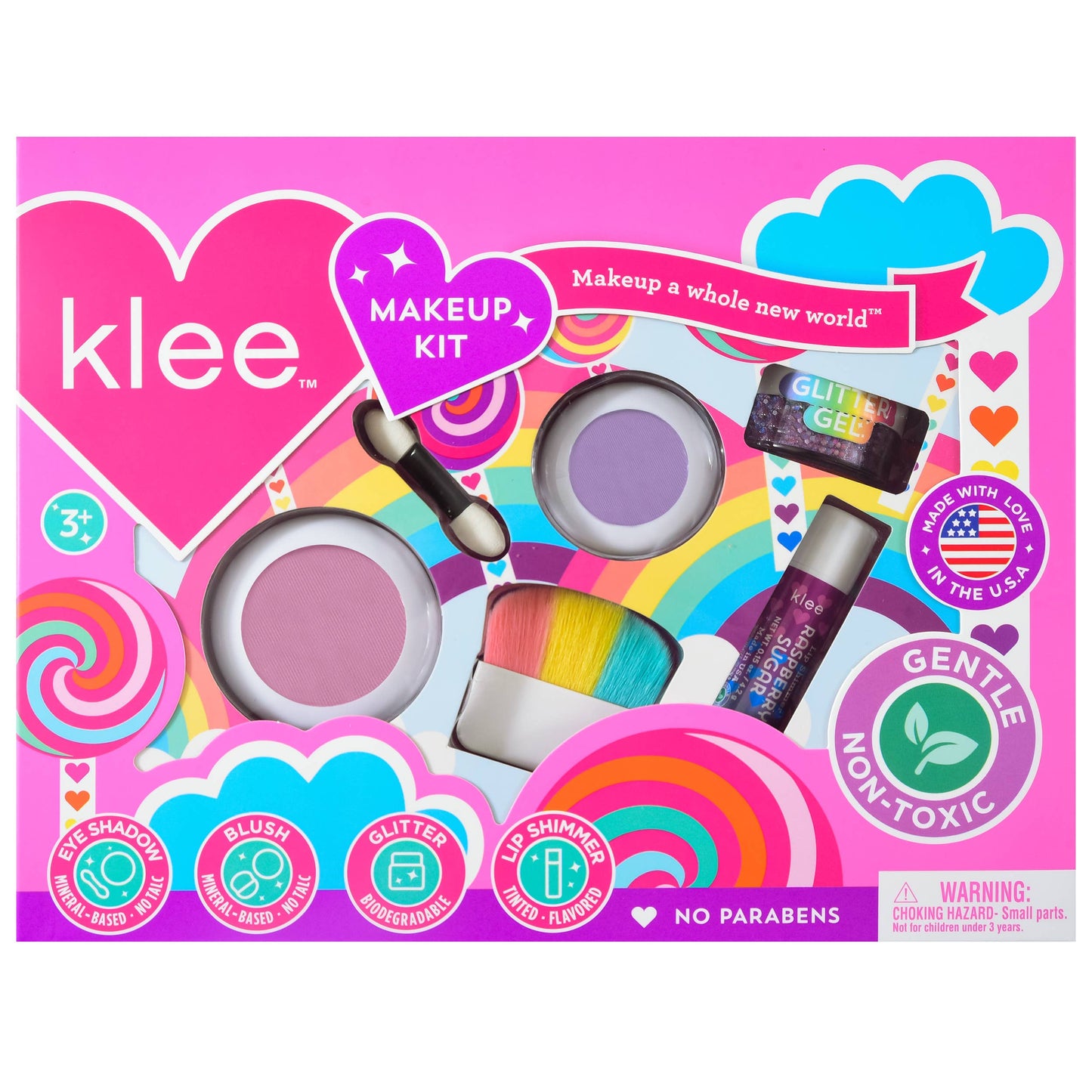 Klee Naturals - Whirl With It - Pinwheel Love Mineral Makeup Kit: Breezy Does It