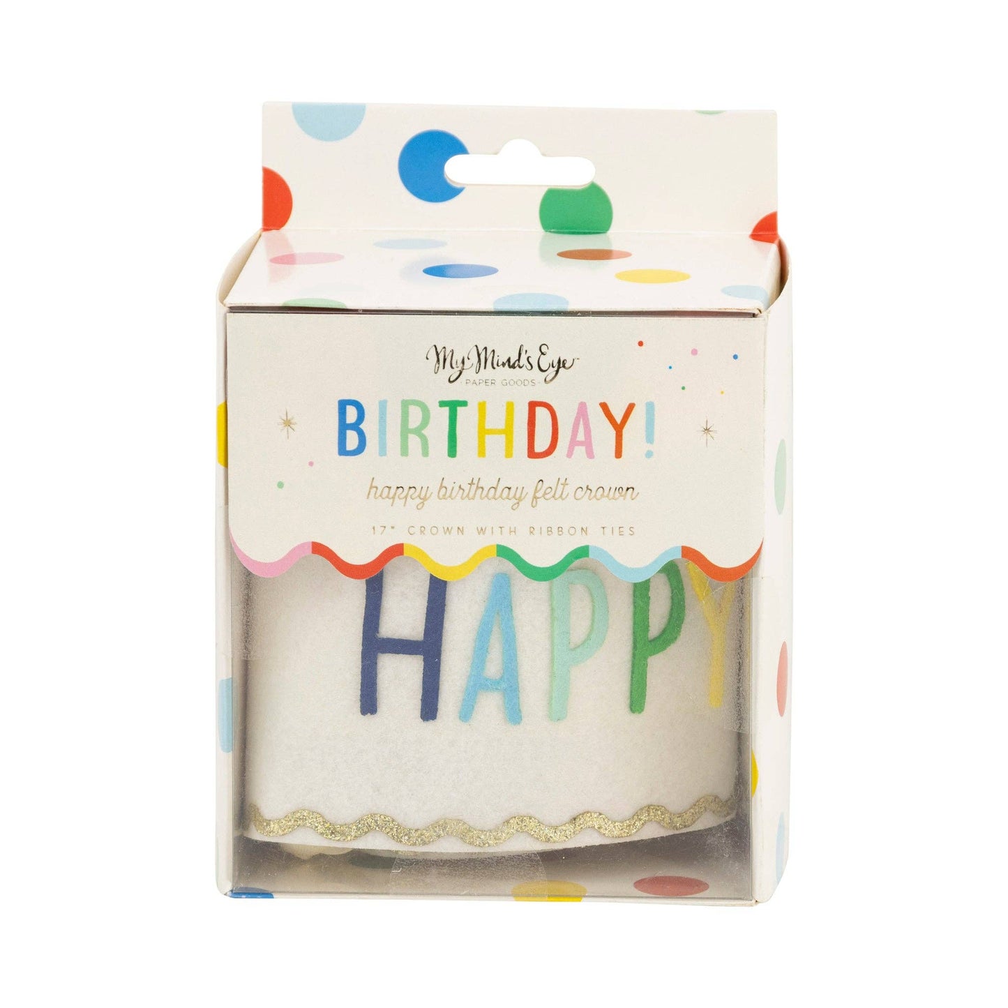 My Mind’s Eye  - Happy Birthday Felt Crown