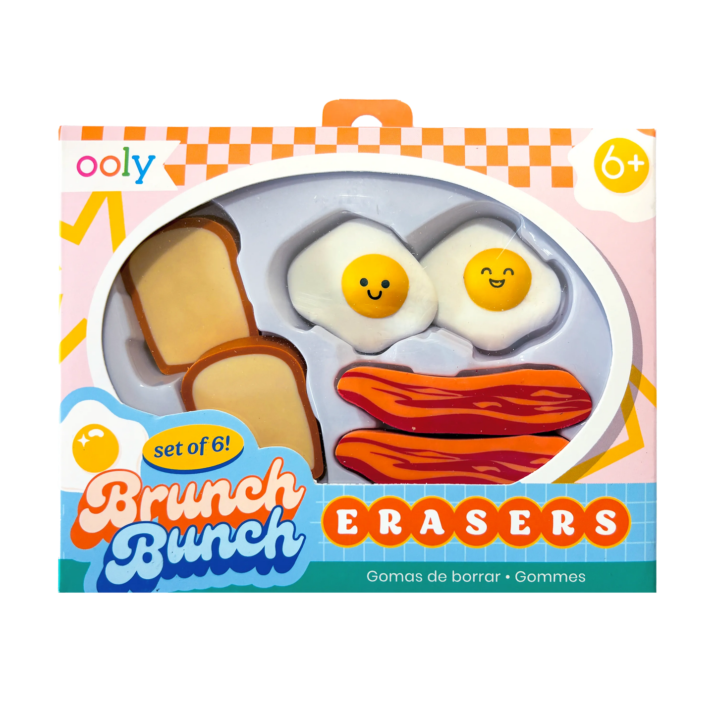 OOLY - Brunch Bunch Breakfast Erasers - Set of 6
