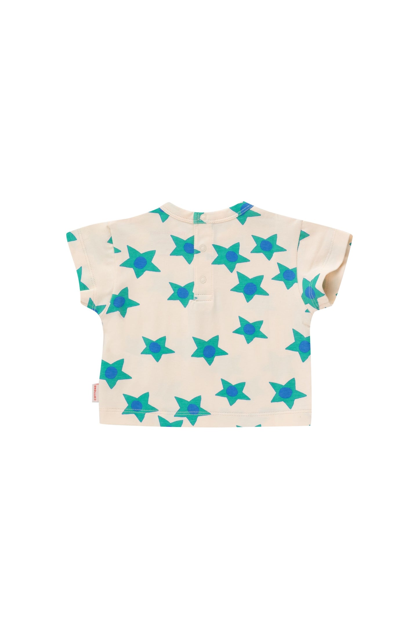 Tiny Cottons Starflowers Baby Tee in Light Cream