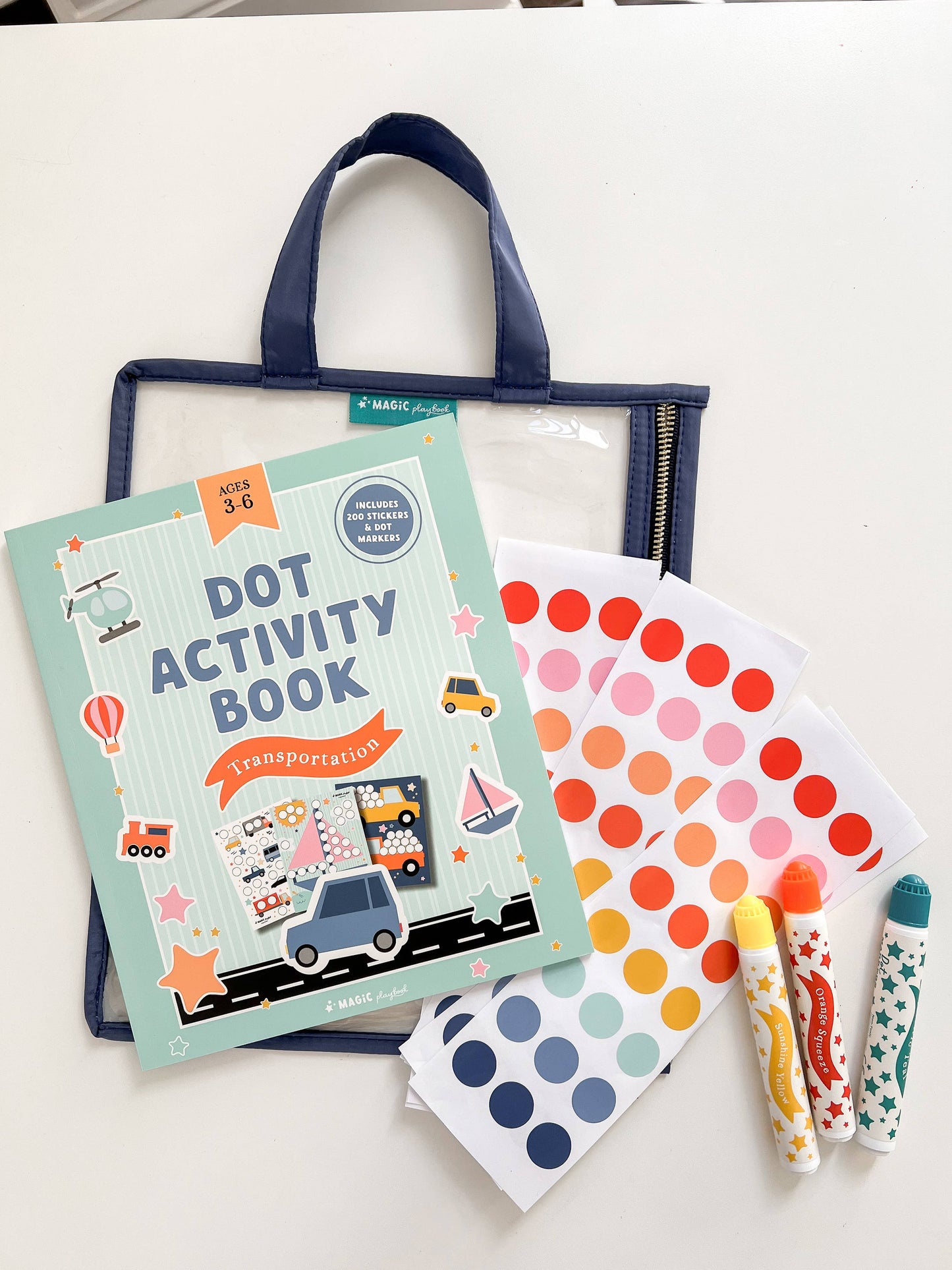 MagicPlaybook - Dot Activity Kit - Transportation