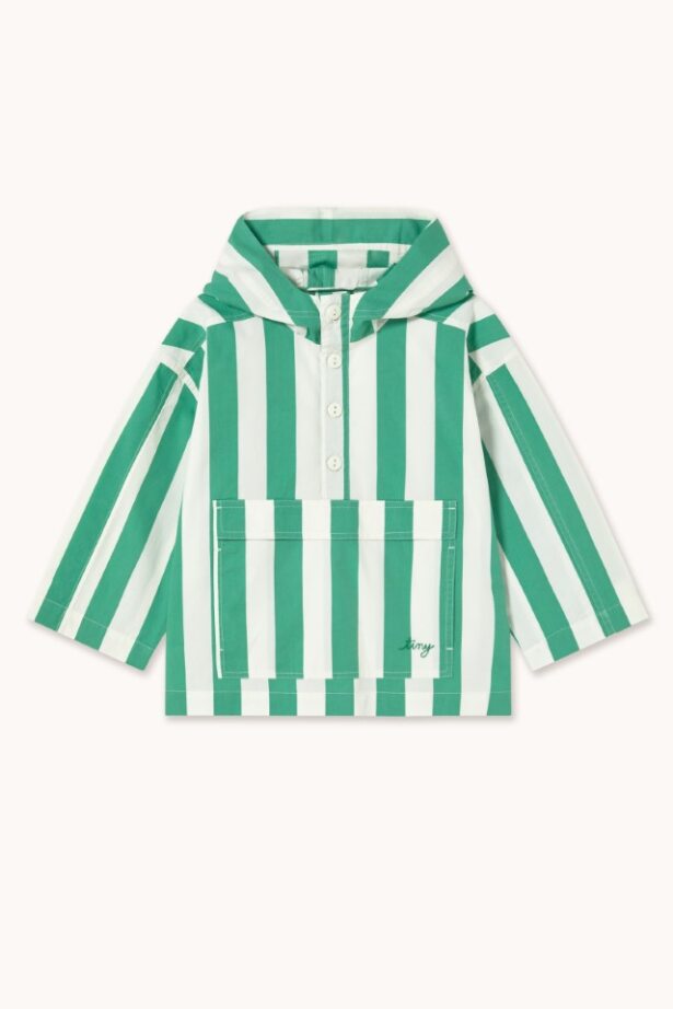 Tiny Cottons Emerald Stripes Light Jacket