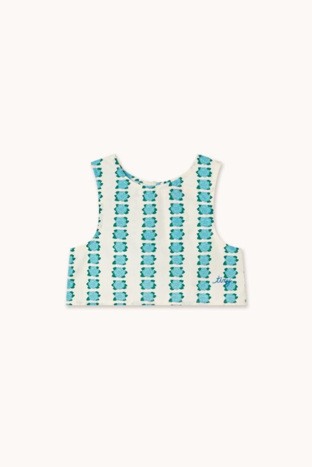 Tiny Cottons Blue Flowers Top