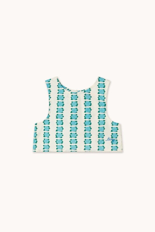 Tiny Cottons Blue Flowers Top