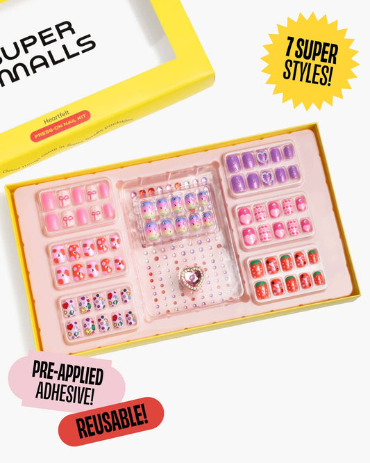 Super Smalls - Days of the WeekPress On Nails Kit - Heartfelt