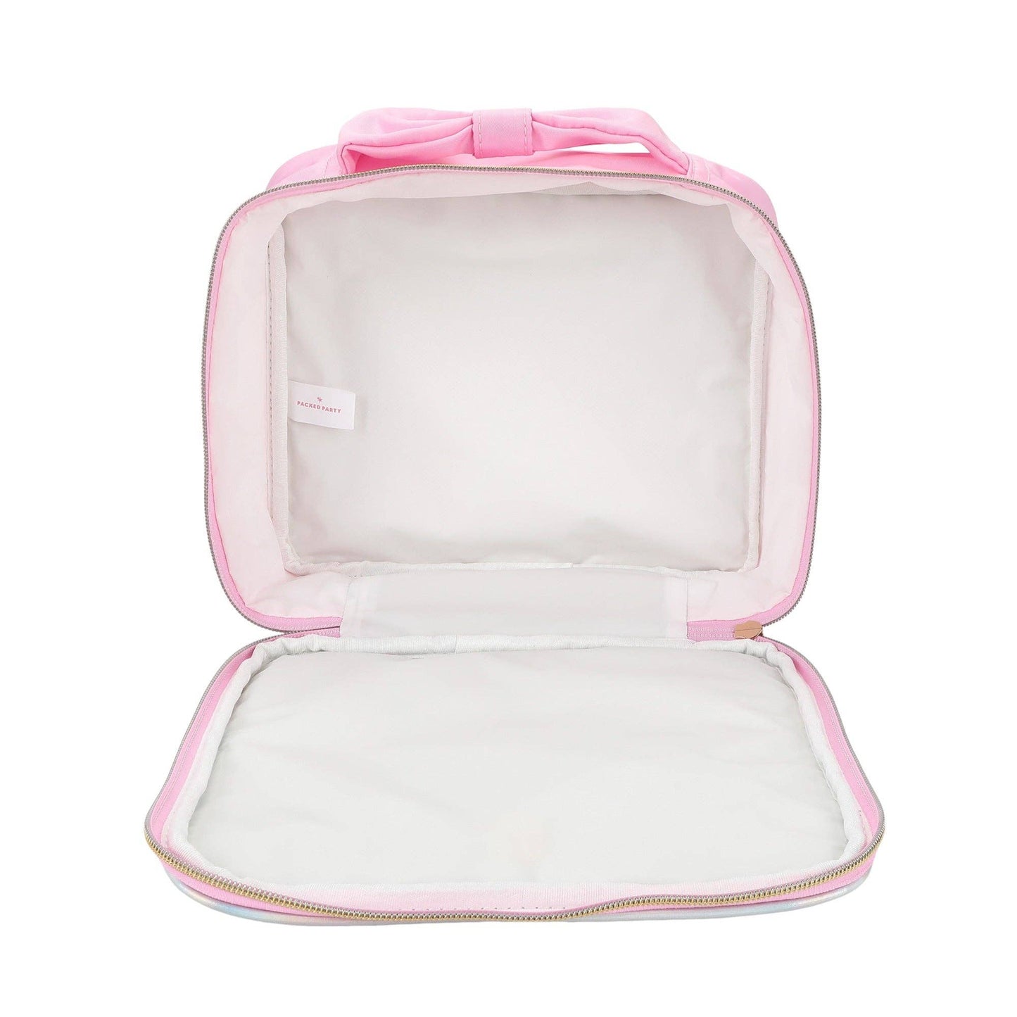 Packed Party - "Taylor" Quilted Confetti Hearts Insulated Lunchbox