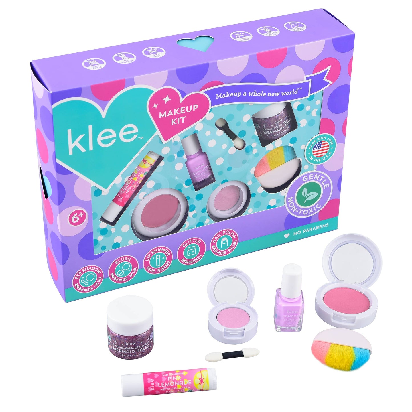 Klee Naturals -  Sweet Lil Nothings - Sugar Pop Deluxe Makeup Kit: Sweet Lil Nothings