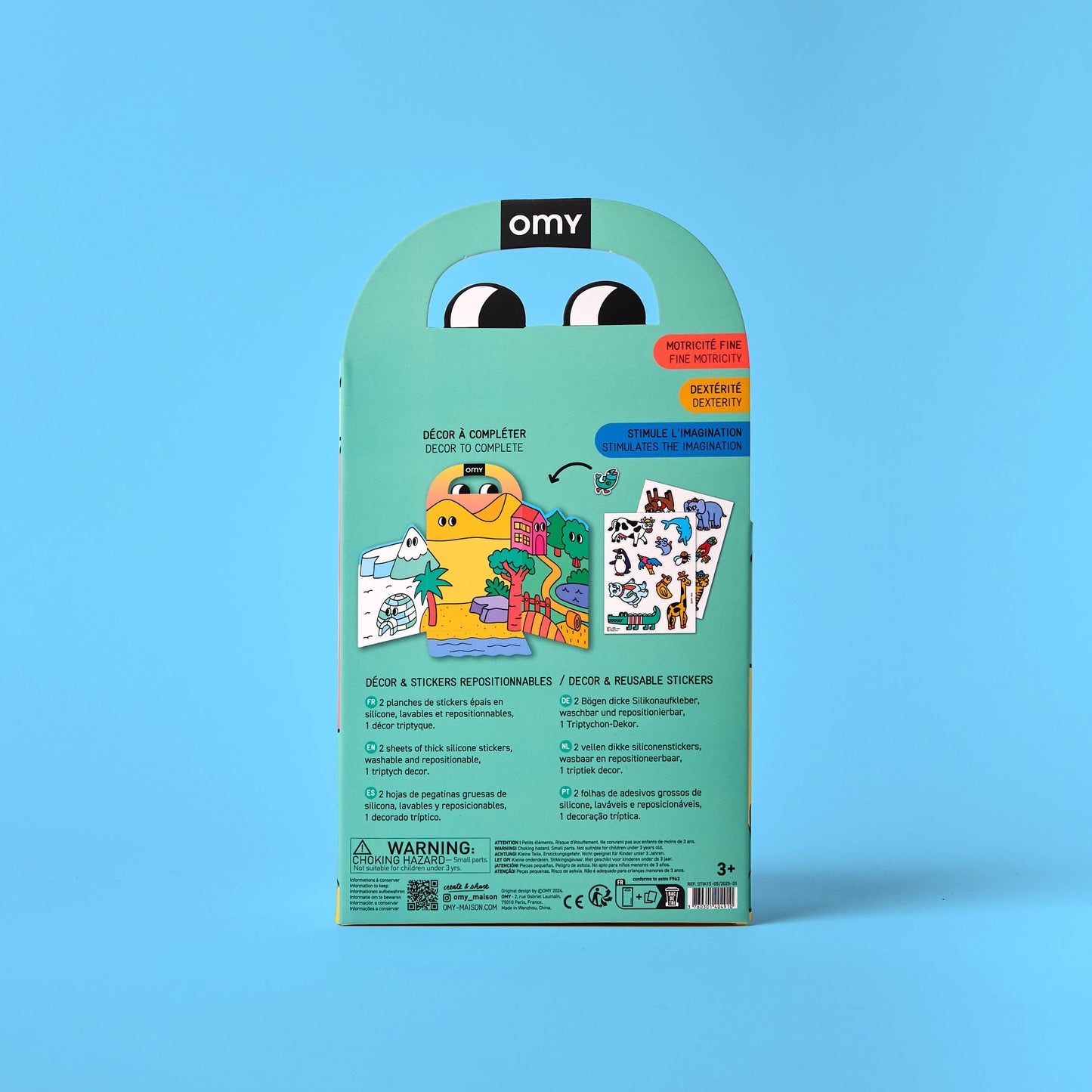 OMY - MONTESSORI DECOR STICKERS - ANIMALS