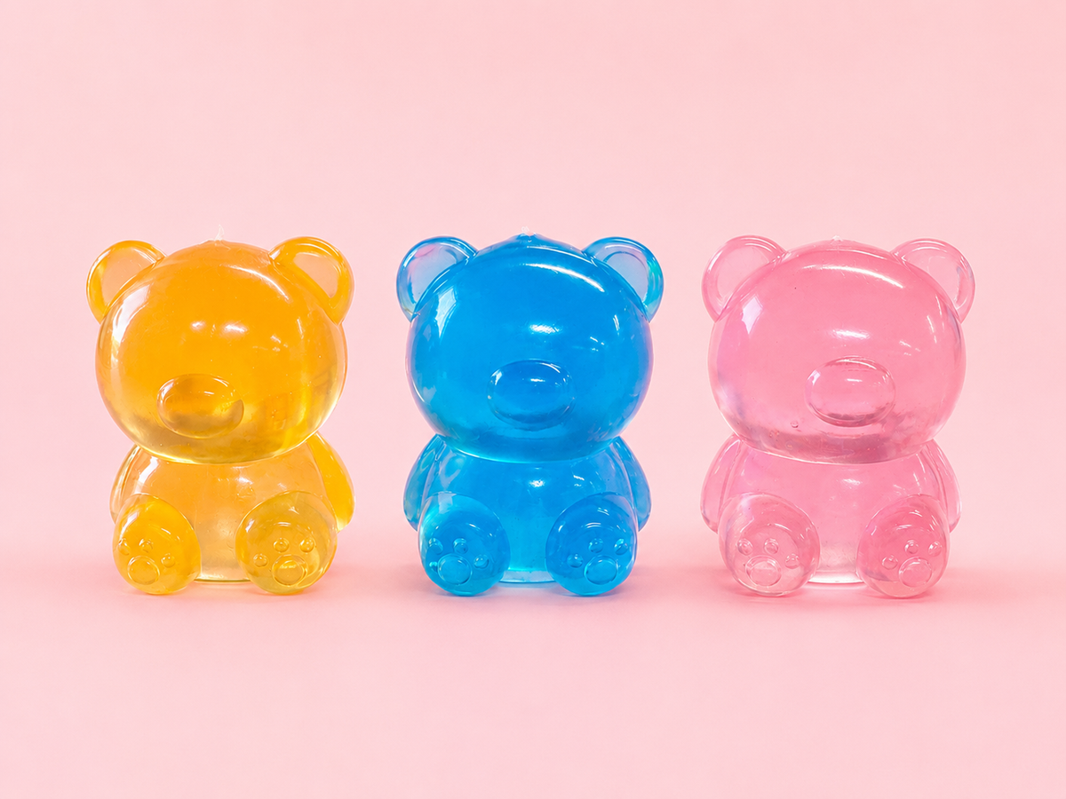Pop Squish Co. - Bubble Bear Squishy : Pink