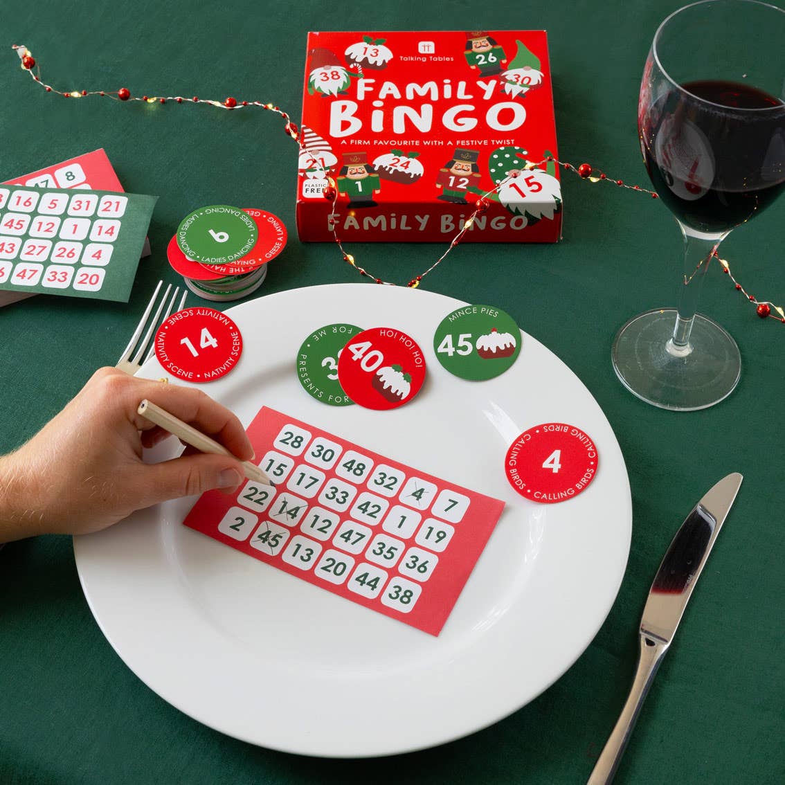 Talking Tables - Nutcracker Christmas Bingo Game