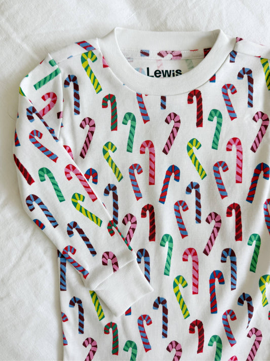 Lewis - Pajama Set - Candy Cane | Confection