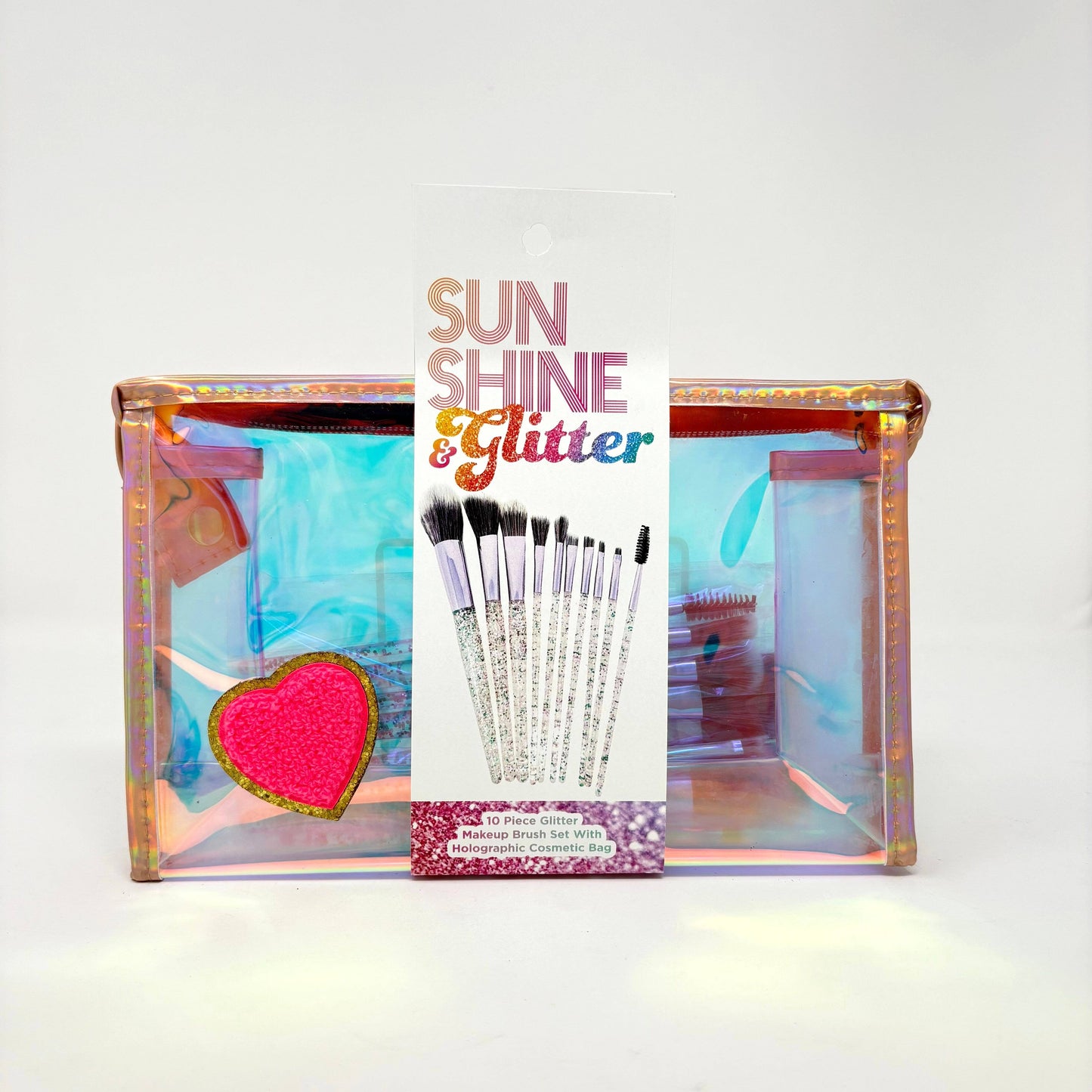 Sunshine & Glitter - Sunshine & Glitter 10-Piece Glitter Glam Brush Set
