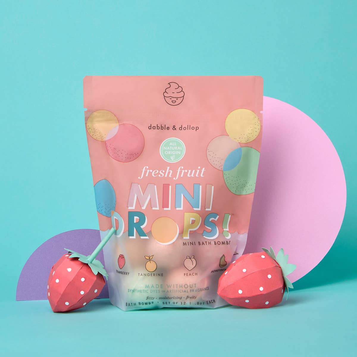 Dabble & Dollop® - Mini Drops® Bath Bombs - Fresh Fruit