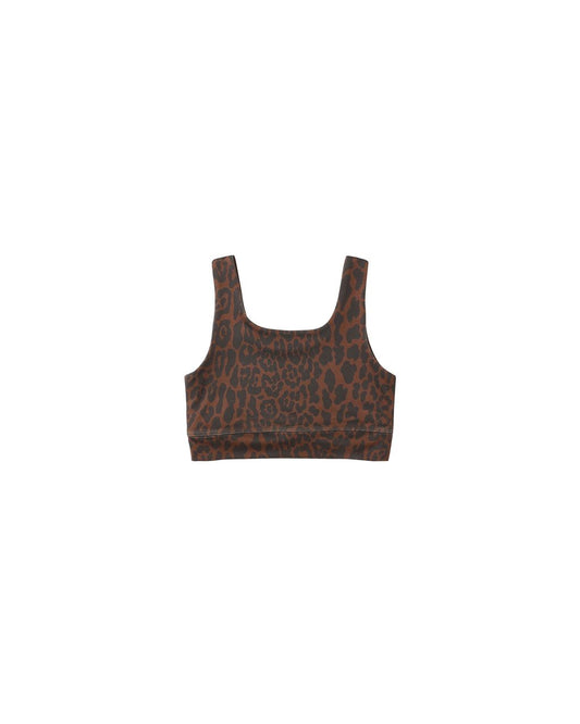 Rylee + Cru Swift Sports Bra Leopard