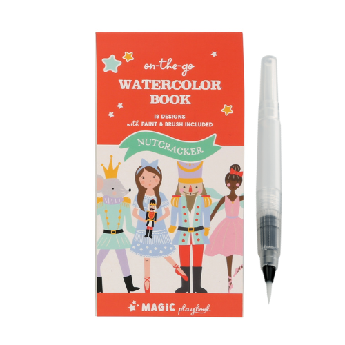 MagicPlaybook - Nutcracker Pocket Watercolor Book - Portable Art Set