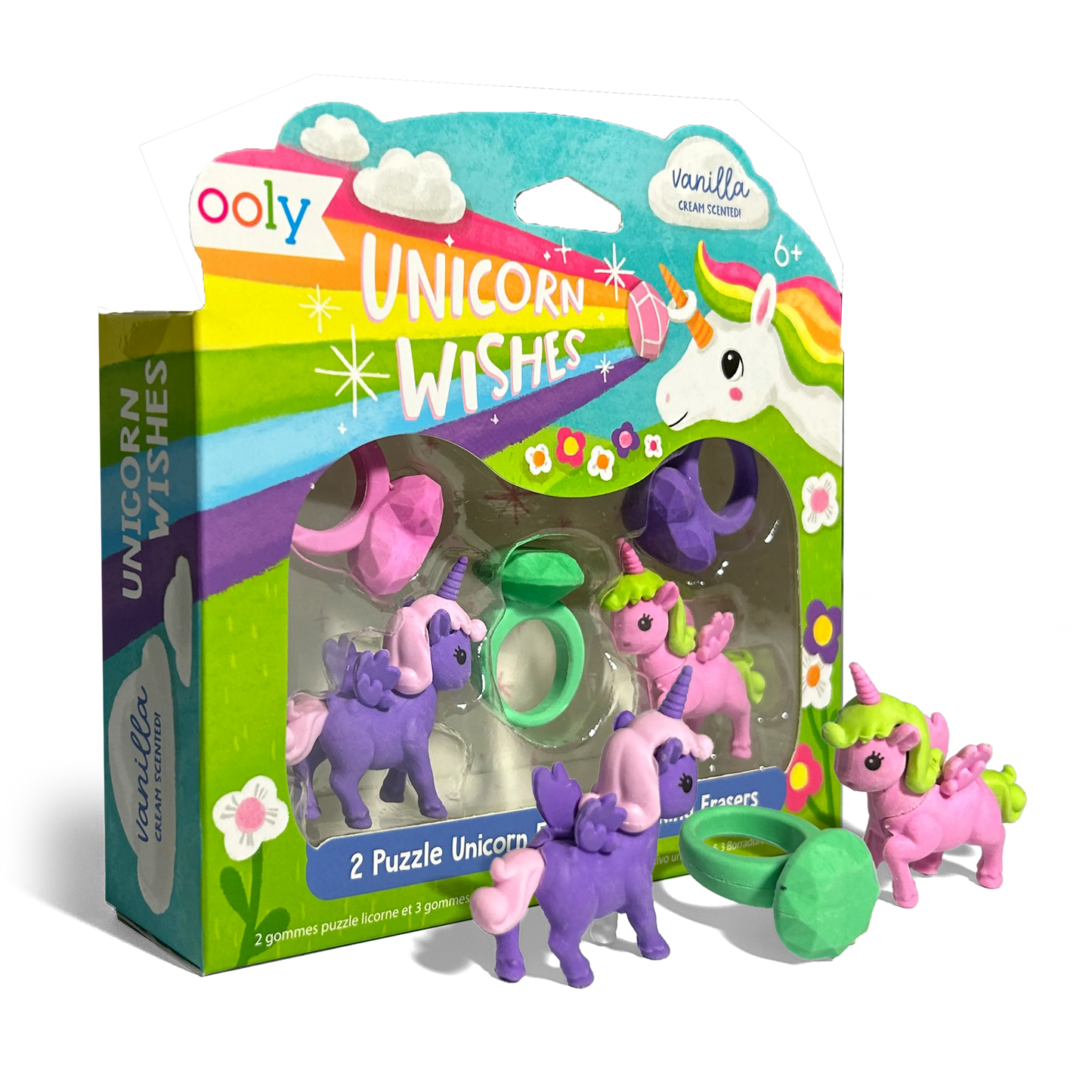 OOLY - Unicorn Wishes Scented Erasers- Set of 5