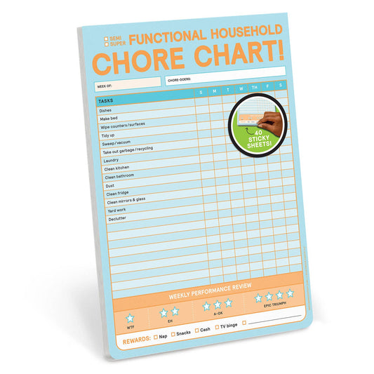 Knock Knock - Chore Chart Big & Sticky Notepads