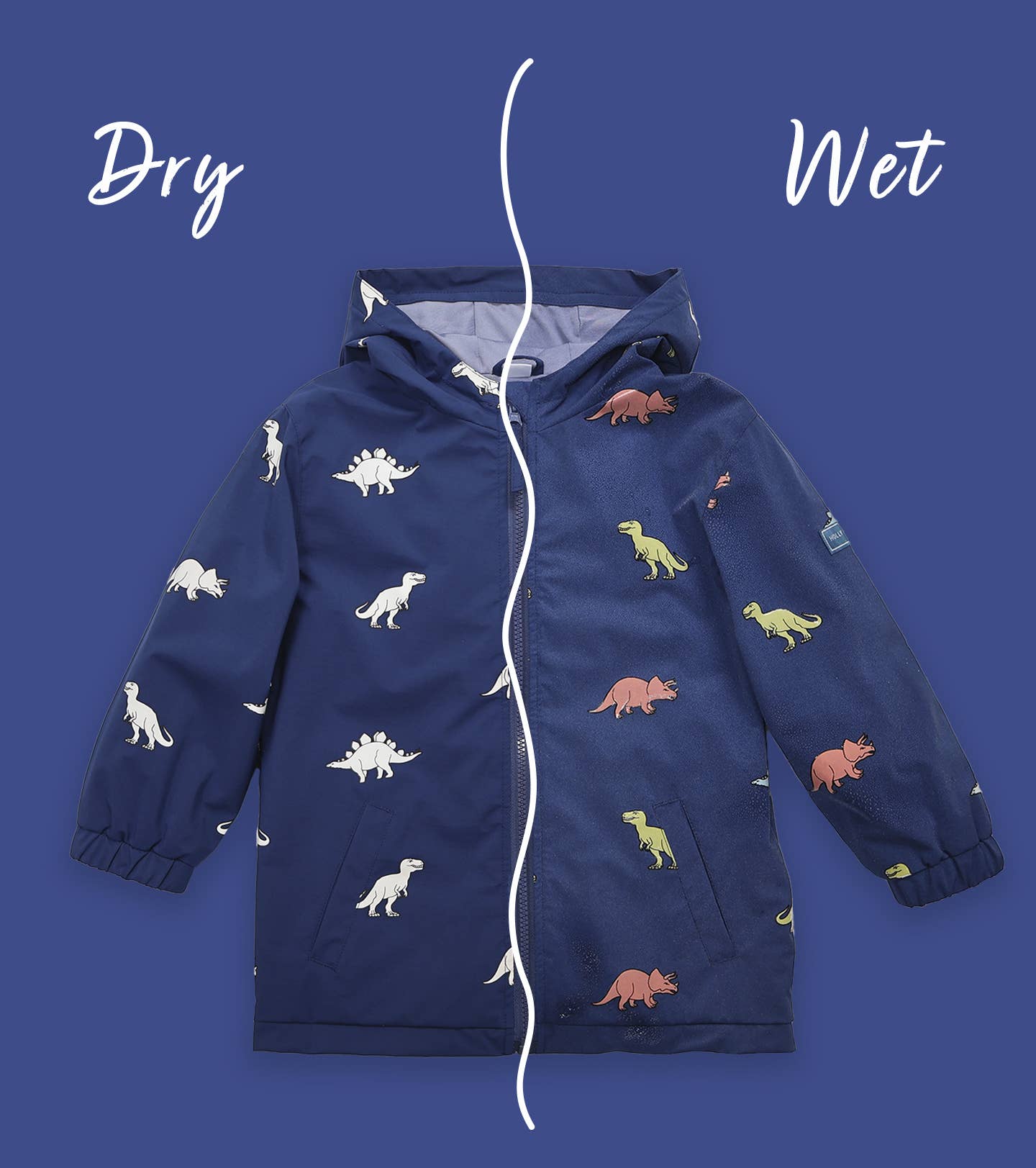 Holly and Beau - Dinosaur Color Changing Raincoat