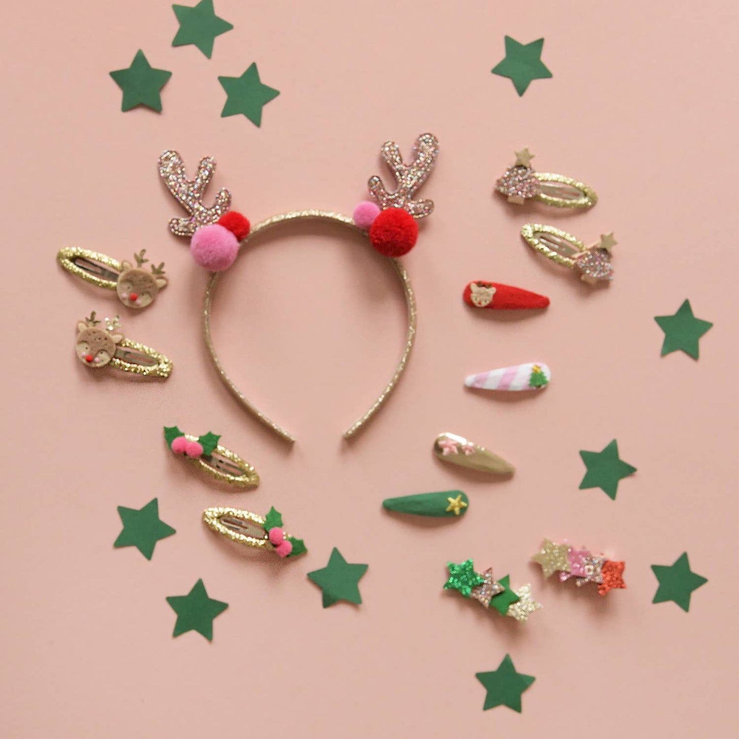 Rockahula Kids - Jolly Glitter Star Clips