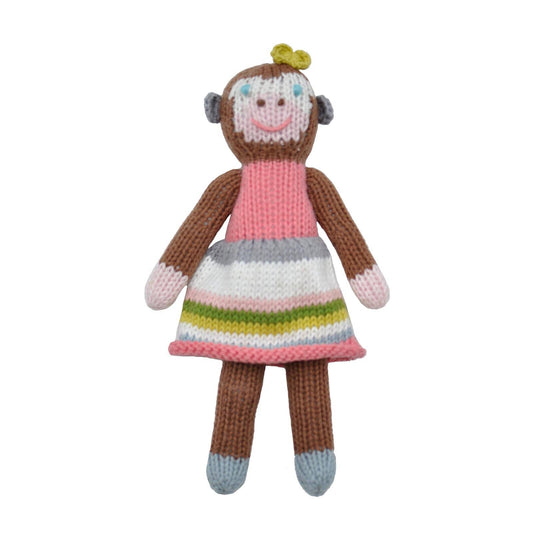 Blabla - School Book Girl Monkey Rattle