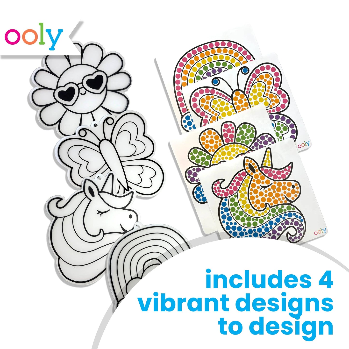 OOLY - Sun Sparkles Gem Suncatcher Kit - Rainbow Magic