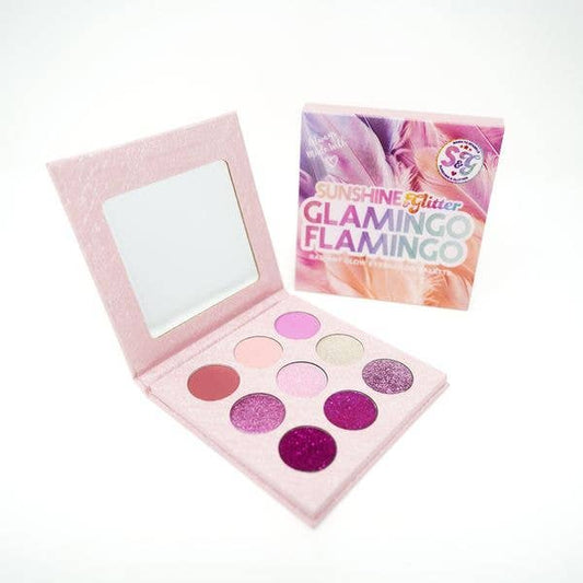 Sunshine & Glitter - Glamingo Flamingo- Radiant Glow Eyeshadow Palette