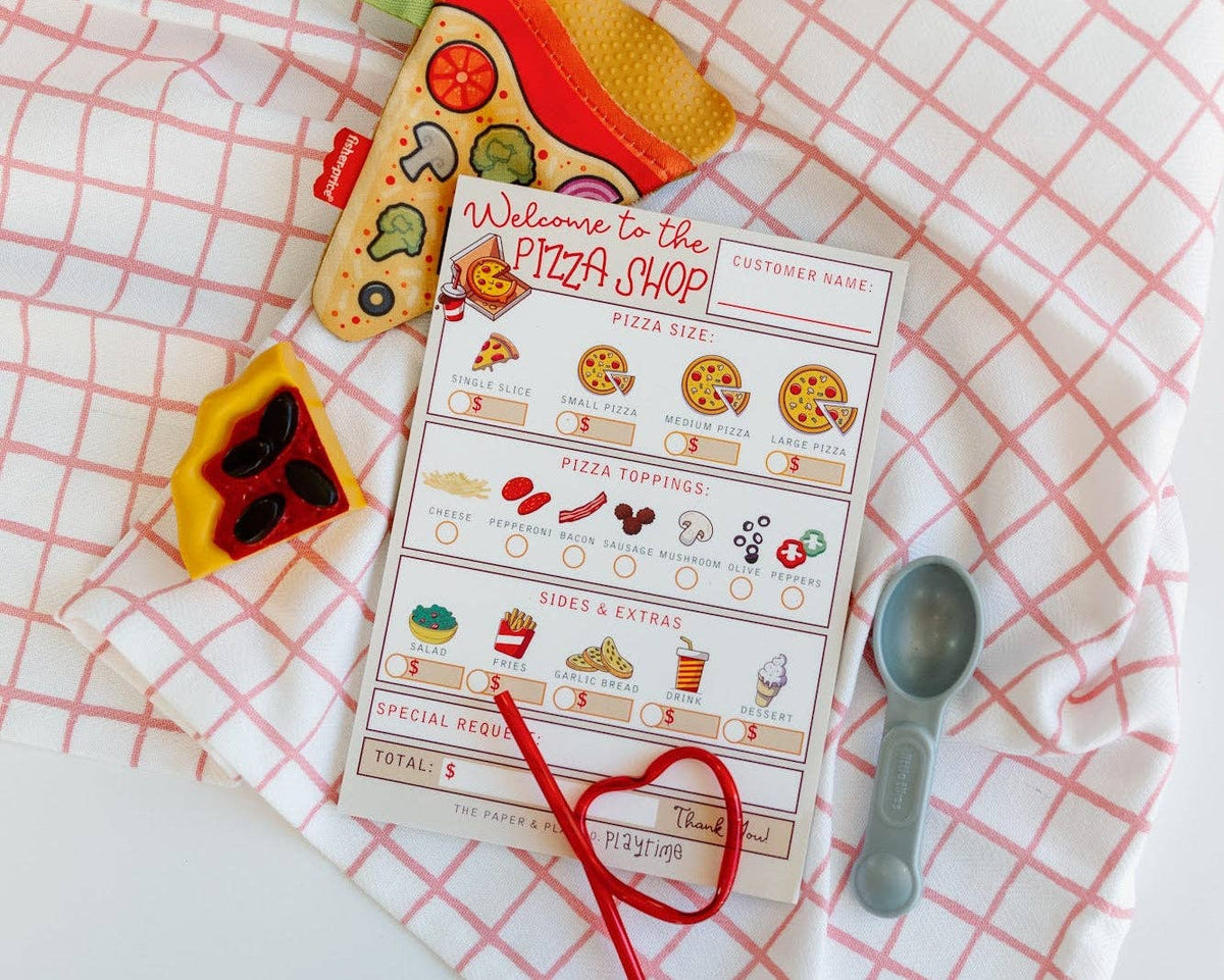 The Paper and Plan Co. - Pizza Shop Playtime Pad®