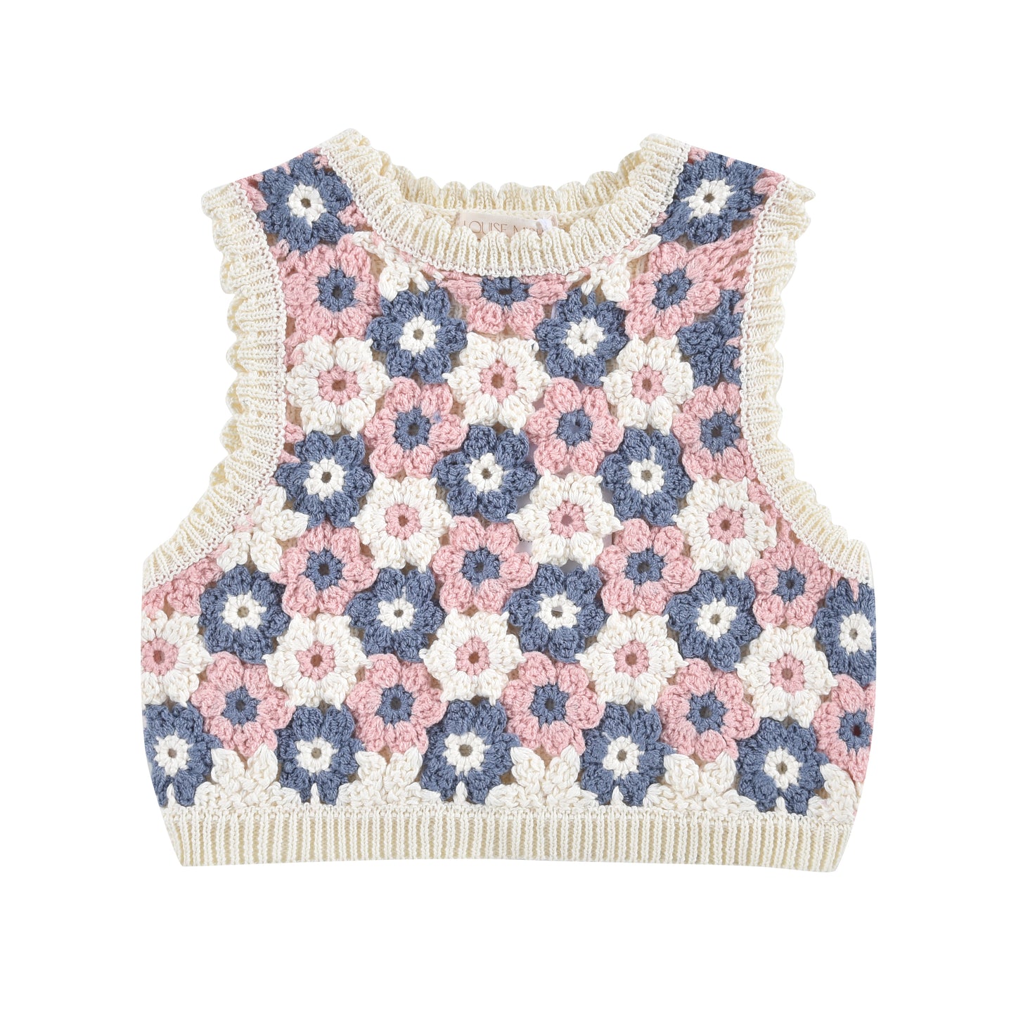 Louise Misha Rynia Crochet Vest