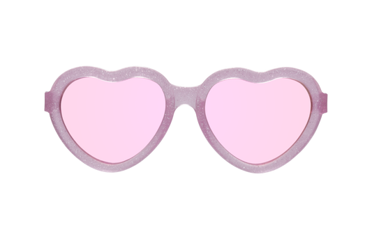 Babiators - Originals Hearts: Sparkle Squad | Lavender Mirrored Lenses: Ages 6+