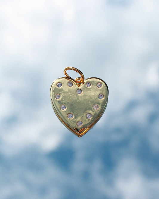 Beaded by Meg - Inlay Heart Charm