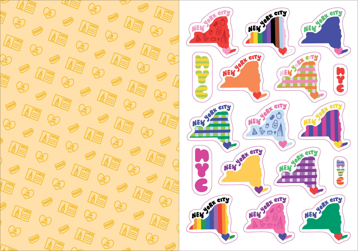 Hachette Book Group - I Love New York City Sticker Book: Trade Paperback