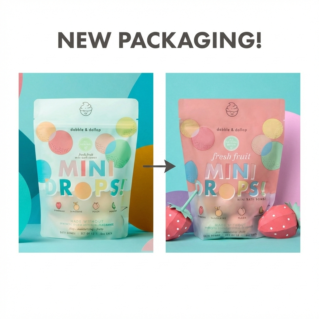 Dabble & Dollop® - Mini Drops® Bath Bombs - Fresh Fruit