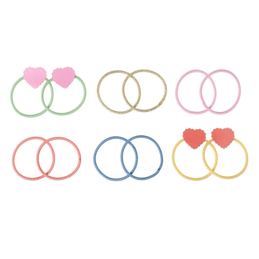 Rockahula Kids US - Scallop Heart Mini Elastic Pony Pack