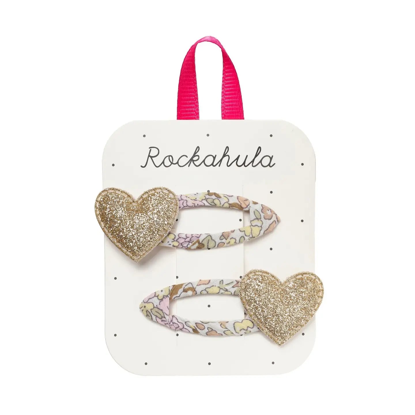 Rockahula Kids US-  Fairytale Floral Heart Clips