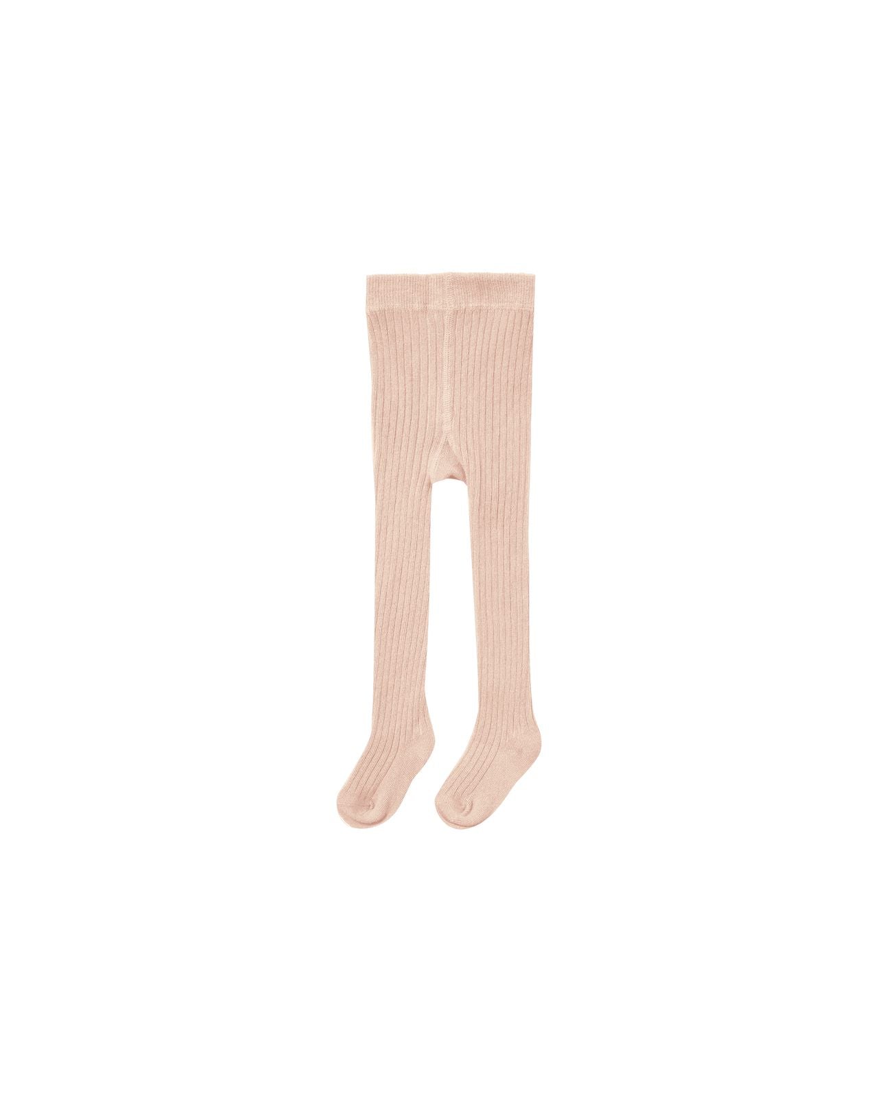 Rylee + Cru Ribbed Tights Rose