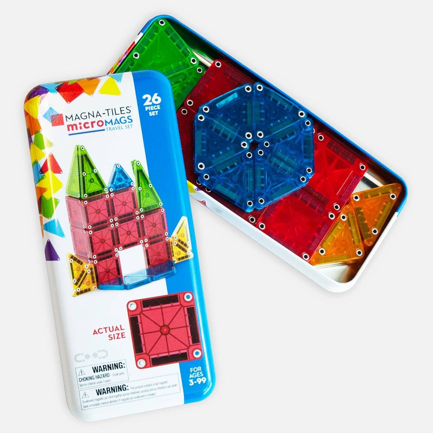 Magna-Tiles - Magna-Tiles MicroMAGS 26-Piece Travel Set